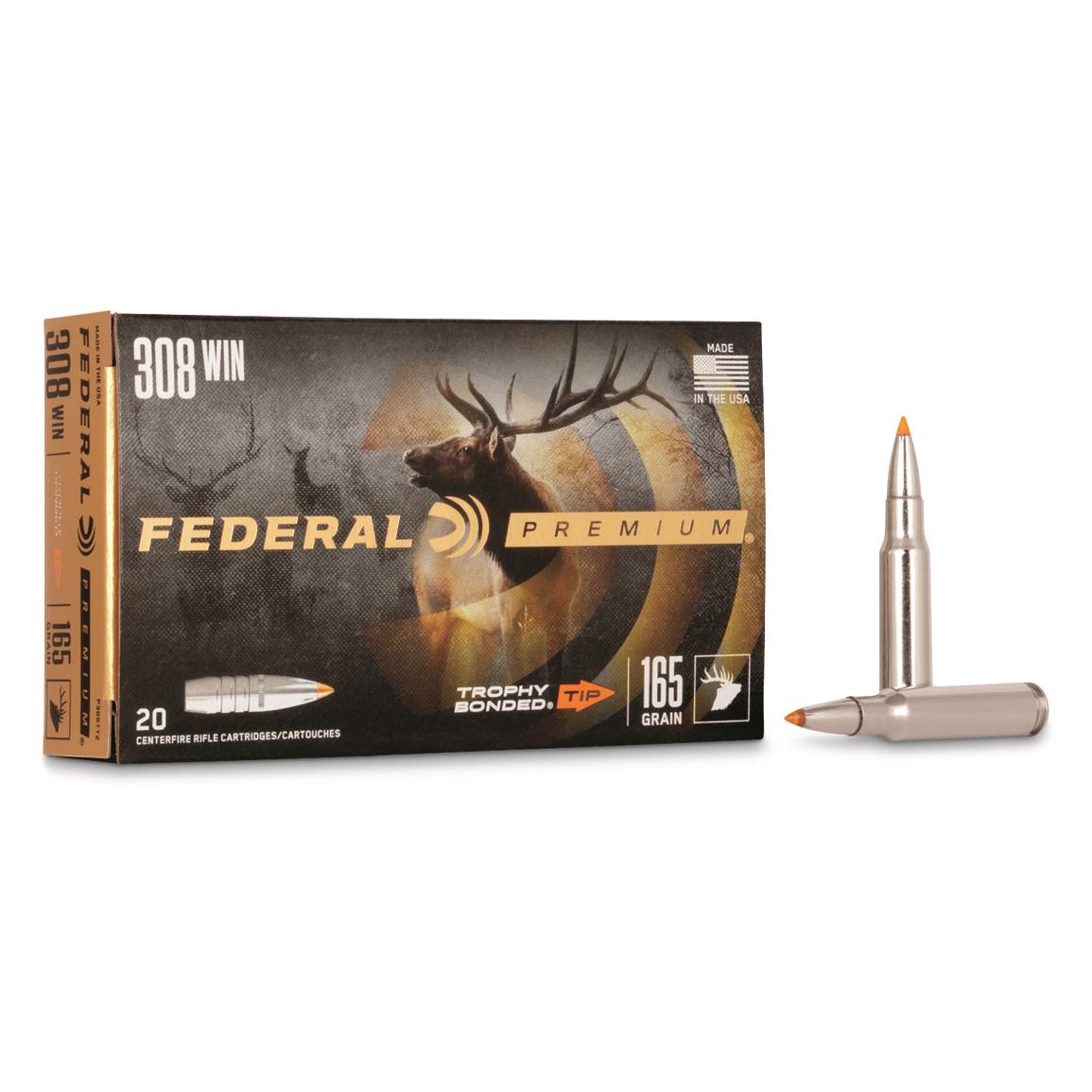 Federal Premium, .308 Win., TBT, 165 Grain - gunsammoonlinestore