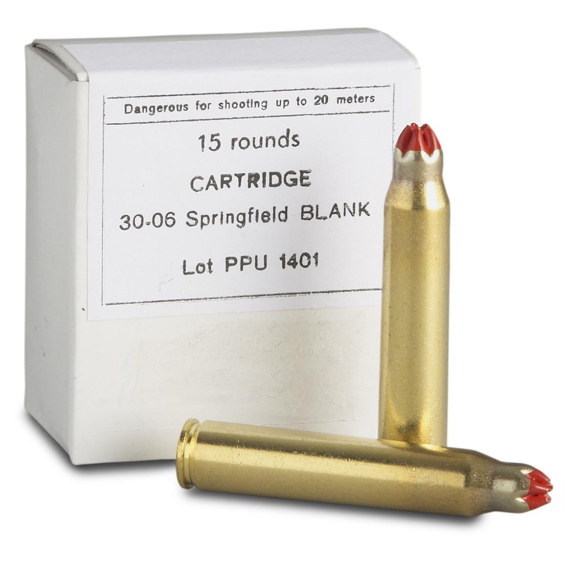 500 Rounds Of PPU .30-06 M-1999 Standard Blank Ammo.