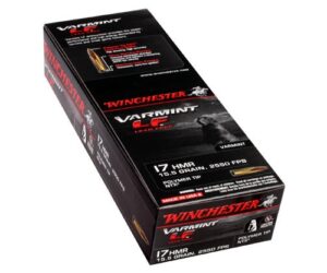 500rds of Winchester Varmint LF 17 HMR Ammo 15.5 Grain NTX Polymer Tip