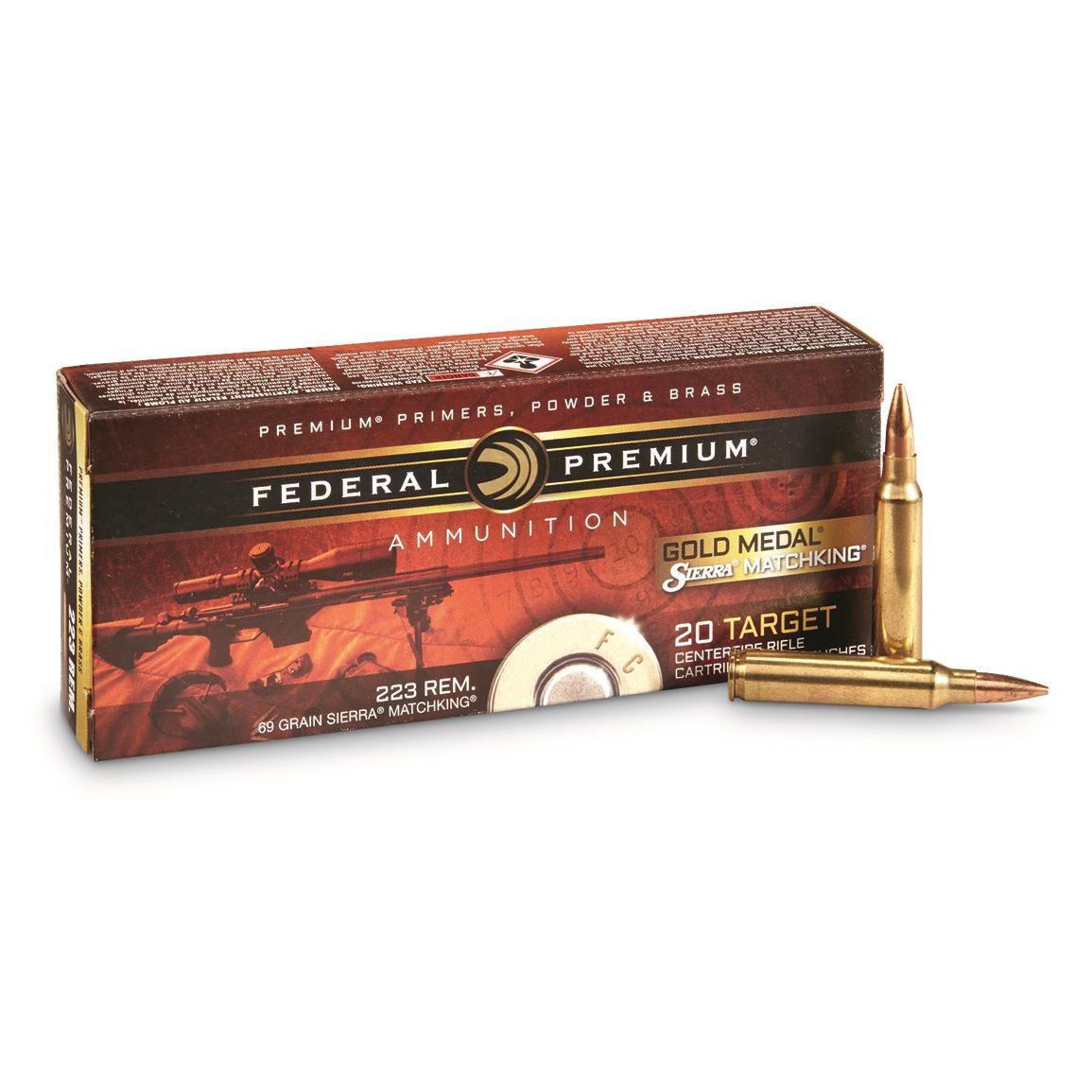 Federal Premium® Gold Medal® .308 Win. 175 - Grain MKS BTHP Ammo ...