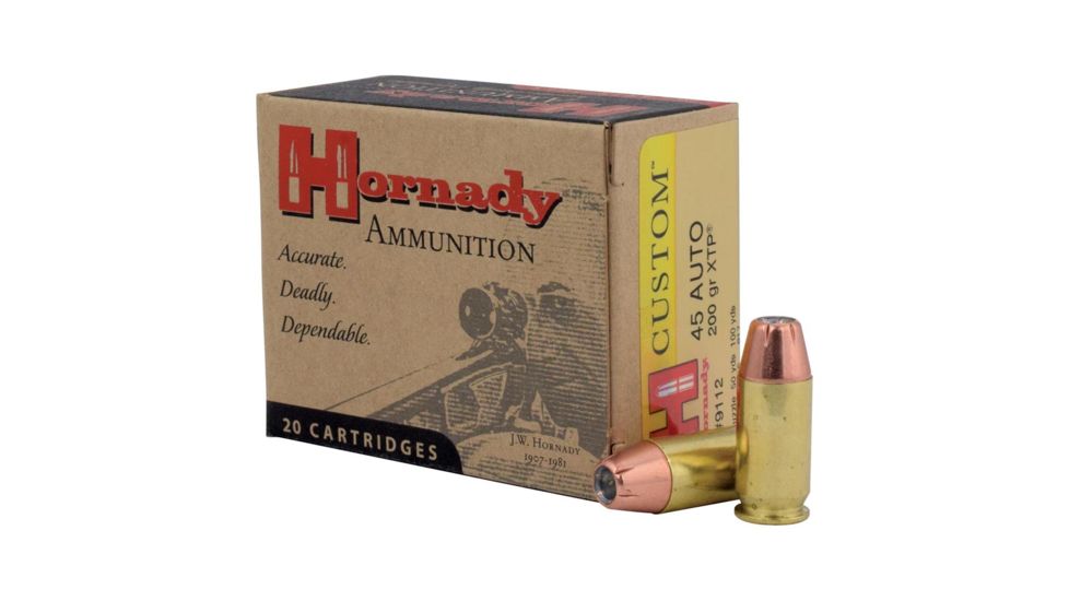 Hornady Custom .45 ACP 200 Grain - Gunsammoonlinestore