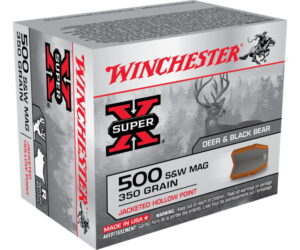 WINCHESTER SUPER-X HANDGUN .500 S&W MAGNUM 350 GRAIN JACKETED HOLLOW POINT 250 ROUNDS
