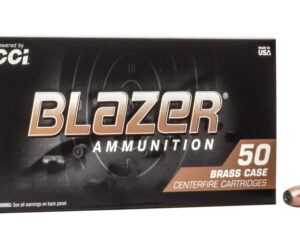 CCI AMMUNITION BLAZER BRASS .357 MAGNUM 158 GRAIN JACKETED HOLLOW POINT CENTERFIRE PISTOL AMMUNITION 500 ROUNDS
