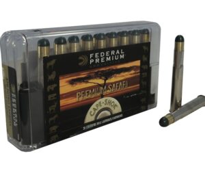 Federal Premium Safari Ammunition 470 Nitro Express 500 Grain Woodleigh Hydrostatically Stabilized Solid Bullets 60 rounds