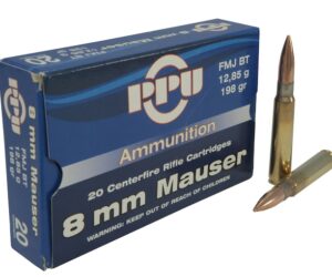 Prvi Partizan Ammunition 8x57mm JS Mauser (8mm Mauser) 198 Grain Full Metal Jacket 500 rounds