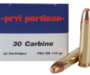 Prvi Partizan Ammunition 30 Carbine 110 Grain Full Metal Jacket 500 rounds