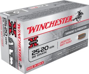 Winchester Super-X Ammunition 25-20 Winchester 86 Grain Soft Point 300 round