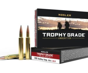 Nosler Trophy Grade Ammunition 280 Ackley Improved 150 Grain AccuBond Long Range 300 rounds