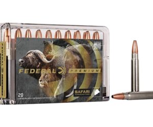 Federal Premium Safari Ammunition 370 Sako Magnum 286 Grain Swift A-Frame Soft Point 100 round