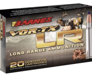 Barnes VOR-TX Long Range Ammunition 375 Remington Ultra Magnum 270 Grain LRX Polymer Tipped Boat Tail Lead-Free  200 round