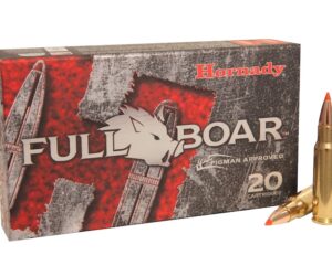 Hornady Full Boar Ammunition 6.8mm Remington SPC 100 Grain GMX Boat Tail Lead-Free 500 rounds