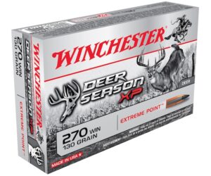 Winchester Deer Season XP Ammunition 270 Winchester 130 Grain Extreme Point Polymer Tip 500 rounds
