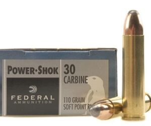 Federal Power-Shok Ammunition 30 Carbine 110 Grain Soft Point 500 rounds