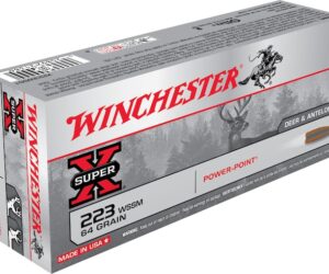 Winchester Super-X Ammunition 223 Winchester Super Short Magnum (WSSM) 64 Grain Power-Point 300 round