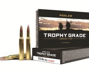 Nosler Trophy Grade Ammunition 300 H&H Magnum 180 Grain AccuBond 100 round