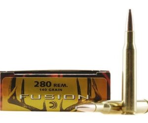 Federal Fusion Ammunition 280 Remington 140 Grain Bonded Spitzer Boat Tail 500 rounds