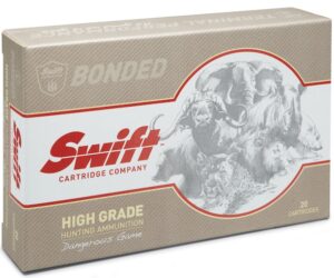 Swift High Grade Dangerous Game Hunting Ammunition 9.3x62mm Mauser 286 Grain Swift A-Frame 240 round