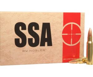 Silver State Armory Ammunition 6.8mm Remington SPC 115 Grain Nosler Custom Competition Hollow Point Boat  500 rounds