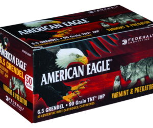 Federal Premium VARMINT / PREDATOR 6.5mm Grendel 90 grain TNT Jacketed Hollow Point  500 rounds