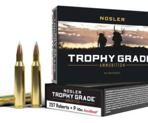 Nosler Trophy Grade .257 Roberts +P 110 Grain AccuBond Brass Cased 500 rounds