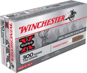 Winchester SUPER-X RIFLE .300 Savage 150 grain Power-Point 500 rounds